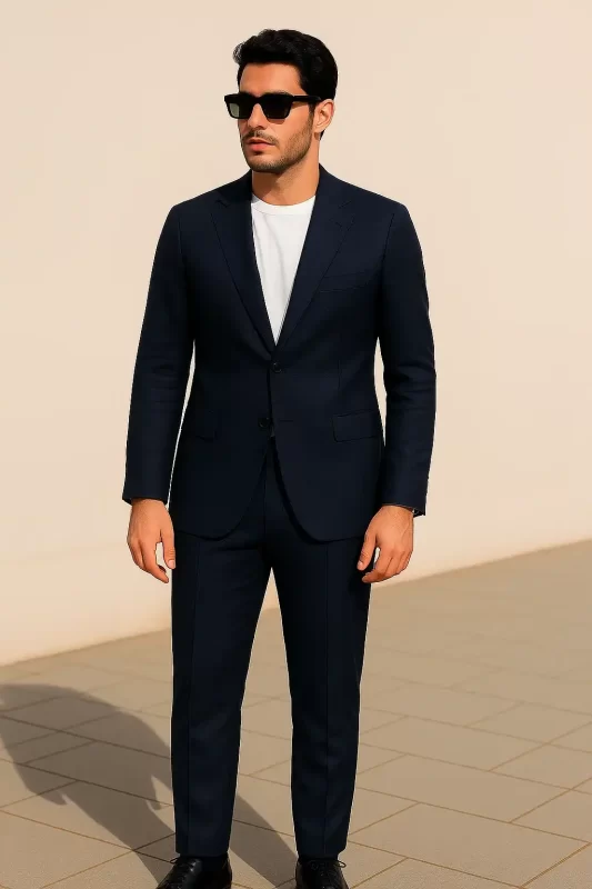 کت و شلوار مردانه نوک مدادی