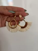 گوشواره استیل مدل white