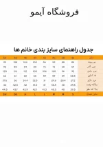 جدول سایزبندی آیمو